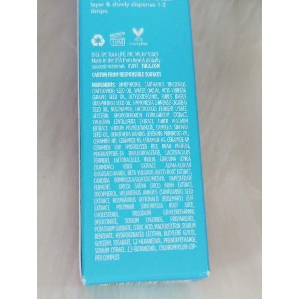 Tula Skincare Tri-Supreme Serum Overnight Oil Concentrate BNIB‎